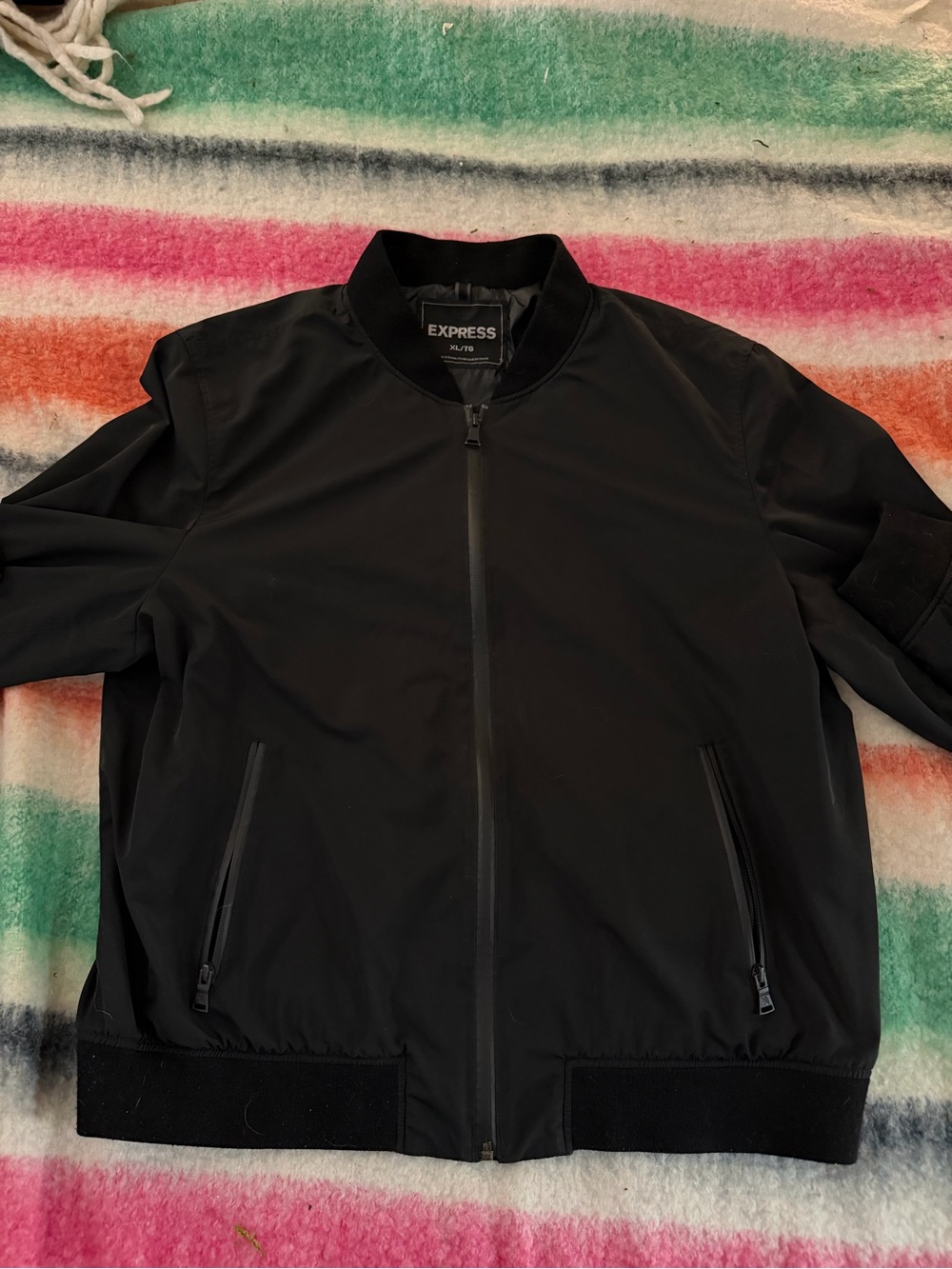 Express Black Men's Bomber Jacket